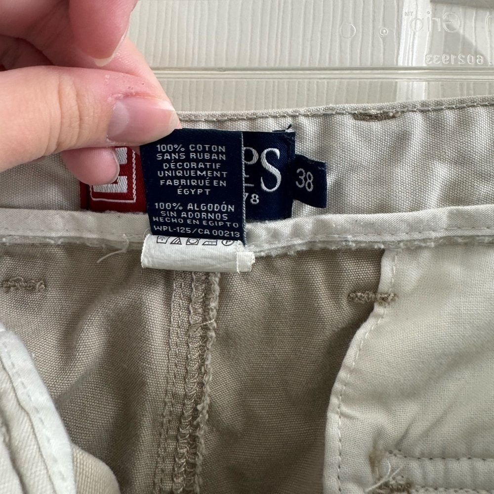 Chaps Men's Beige Cargo Shorts - Picture 10 of 10